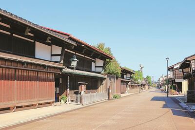 岩瀬のレトロな町並み